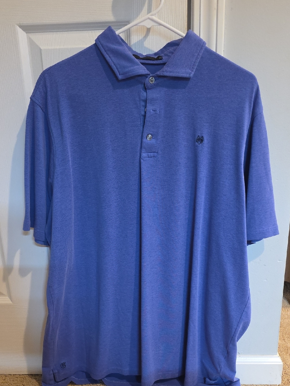 Men's Blue Polo Shirt - Classic Short Sleeve